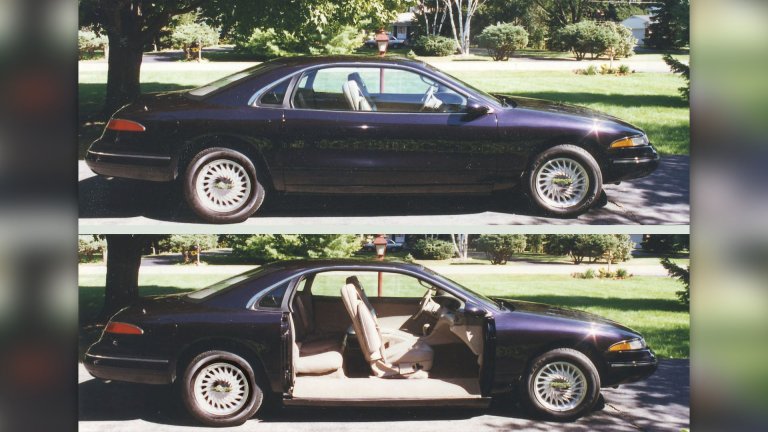 Disappearing car door concept on a Lincoln Mark VIII